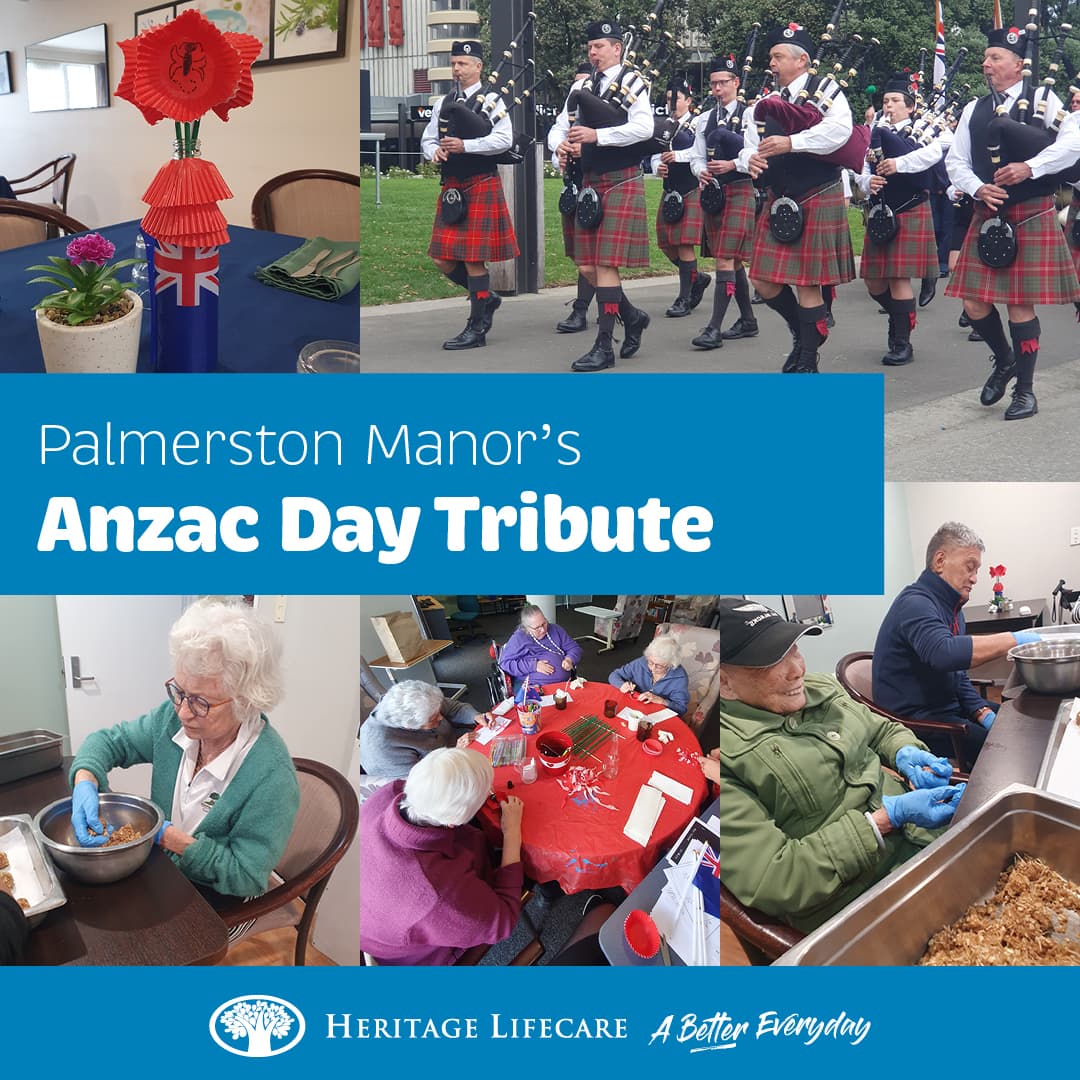 ​Palmerston Manor's Anzac Day Tribute