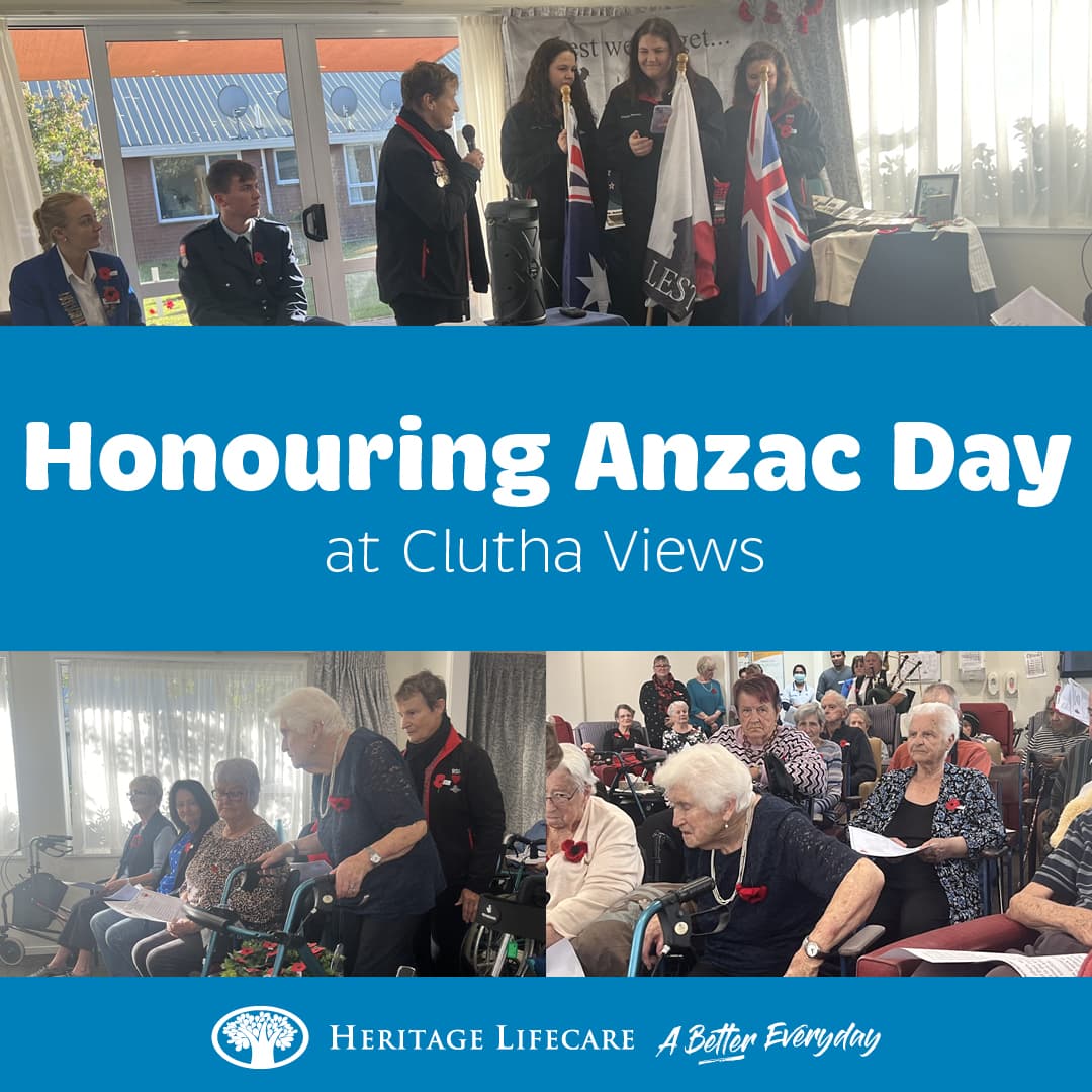 ​Honouring Anzac Day at Clutha Views