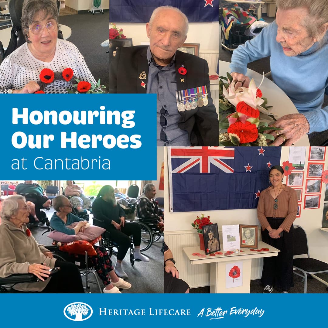 News & events • Honouring Our Heroes at Cantabria • Heritage Lifecare