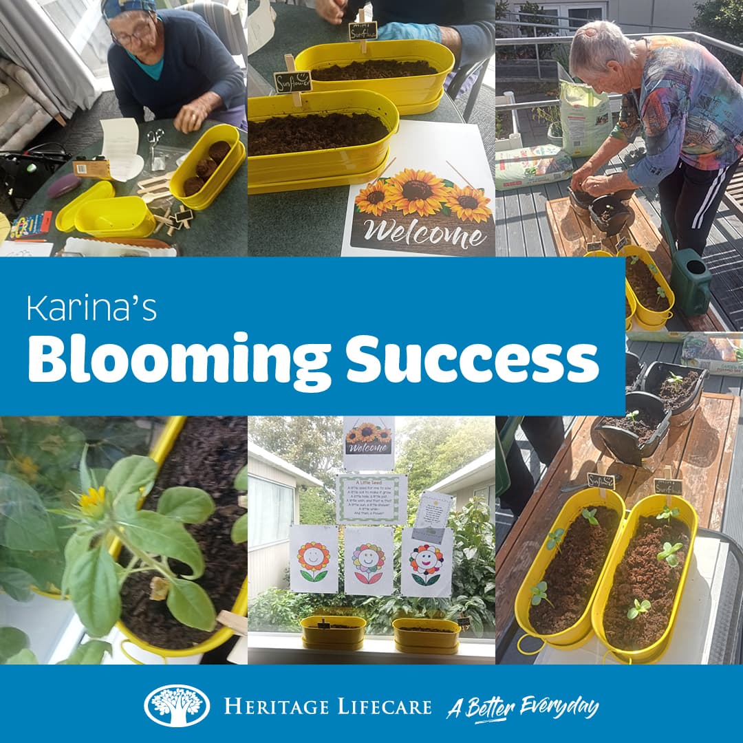 Karina's Blooming Success