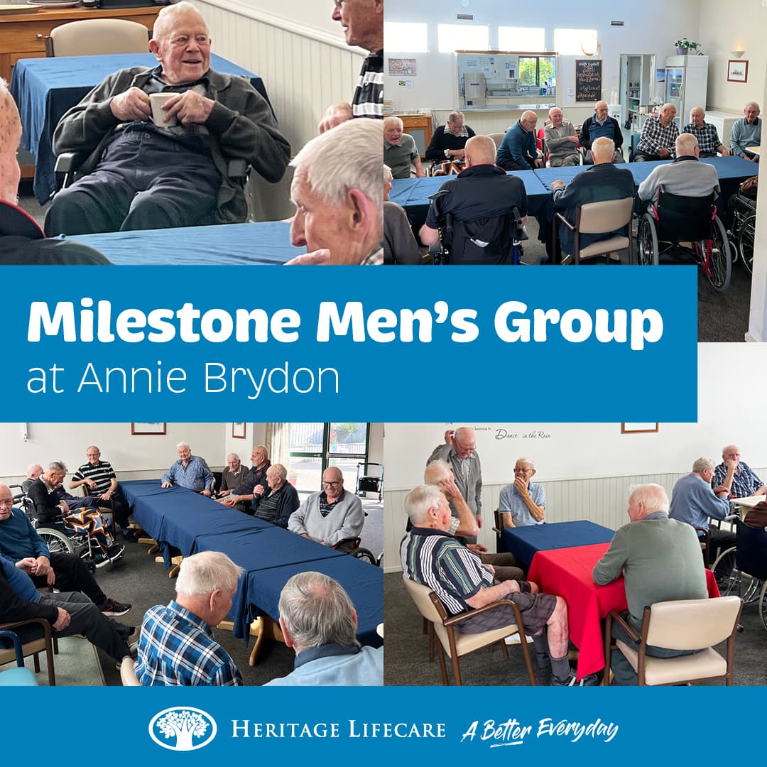 Milestone Men’s Group at Annie Brydon