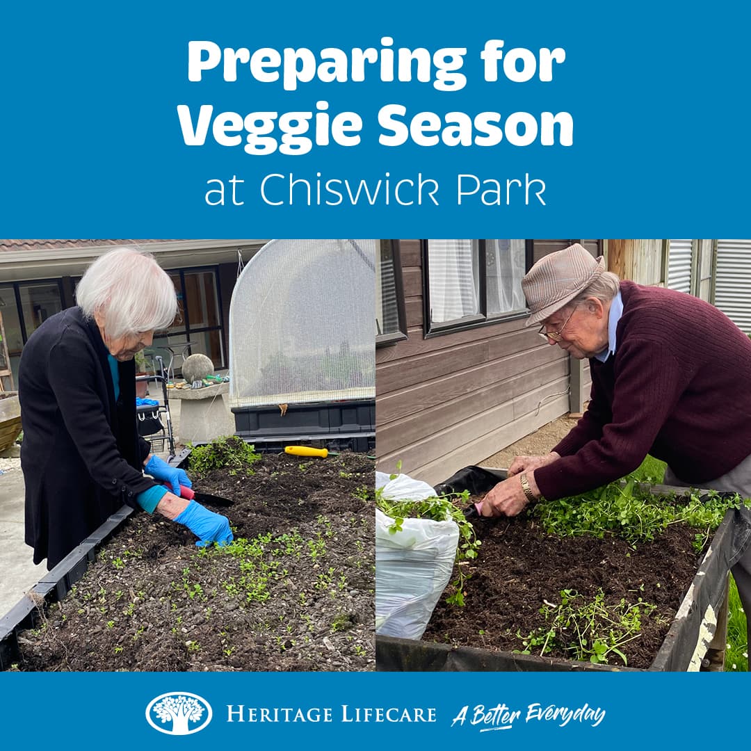 Preparing for Veggie Season at Chiswick Park