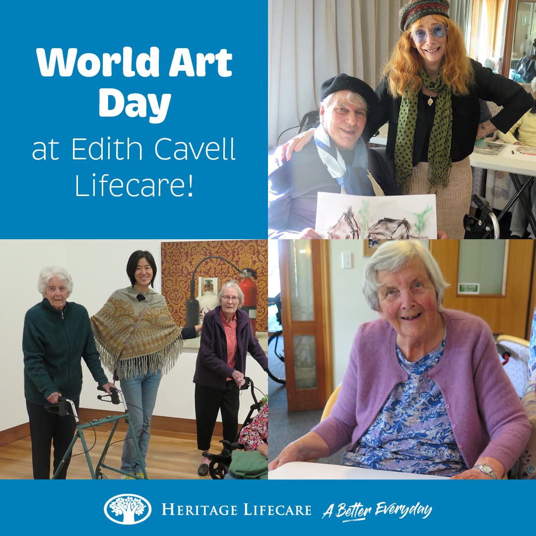 ​World Art Day at Edith Cavell Lifecare!