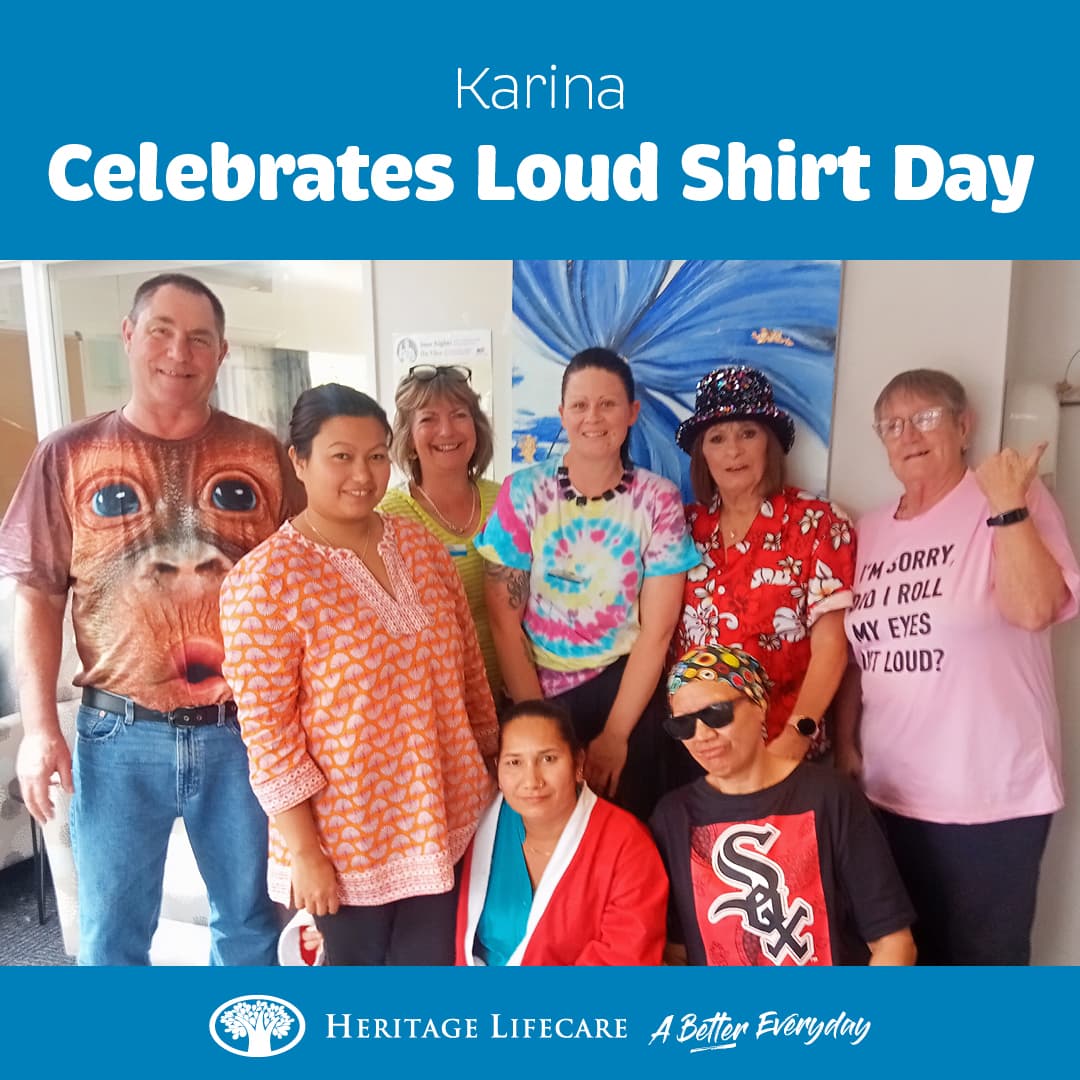 ​Karina Celebrates Loud Shirt Day