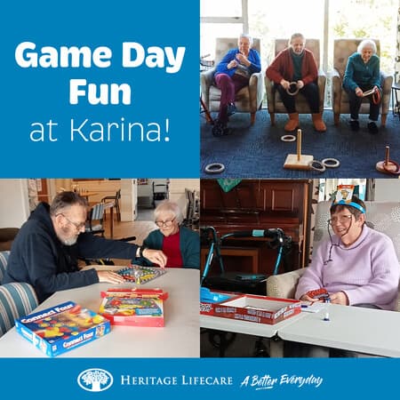 Game Day Fun at Karina!