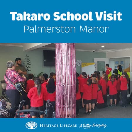 ​Takaro School visit Palmerston Manor