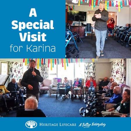 ​A Special Visit for Karina