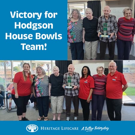 ​Victory for Hodgson House Bowls Team!