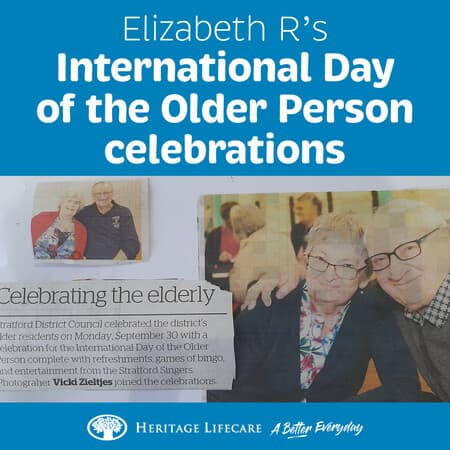 ​Elizabeth R's International Day of the Older Person celebrations.