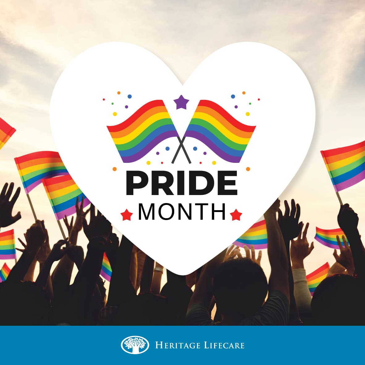News & events • Happy Pride Month! • Heritage Lifecare