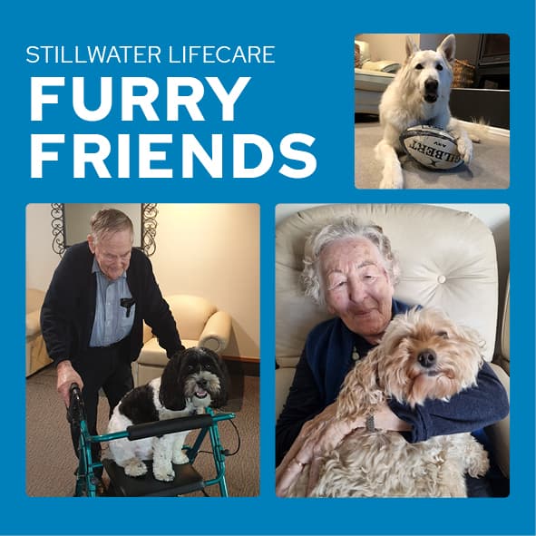 Furry friends at Stillwater Lifecare & Water