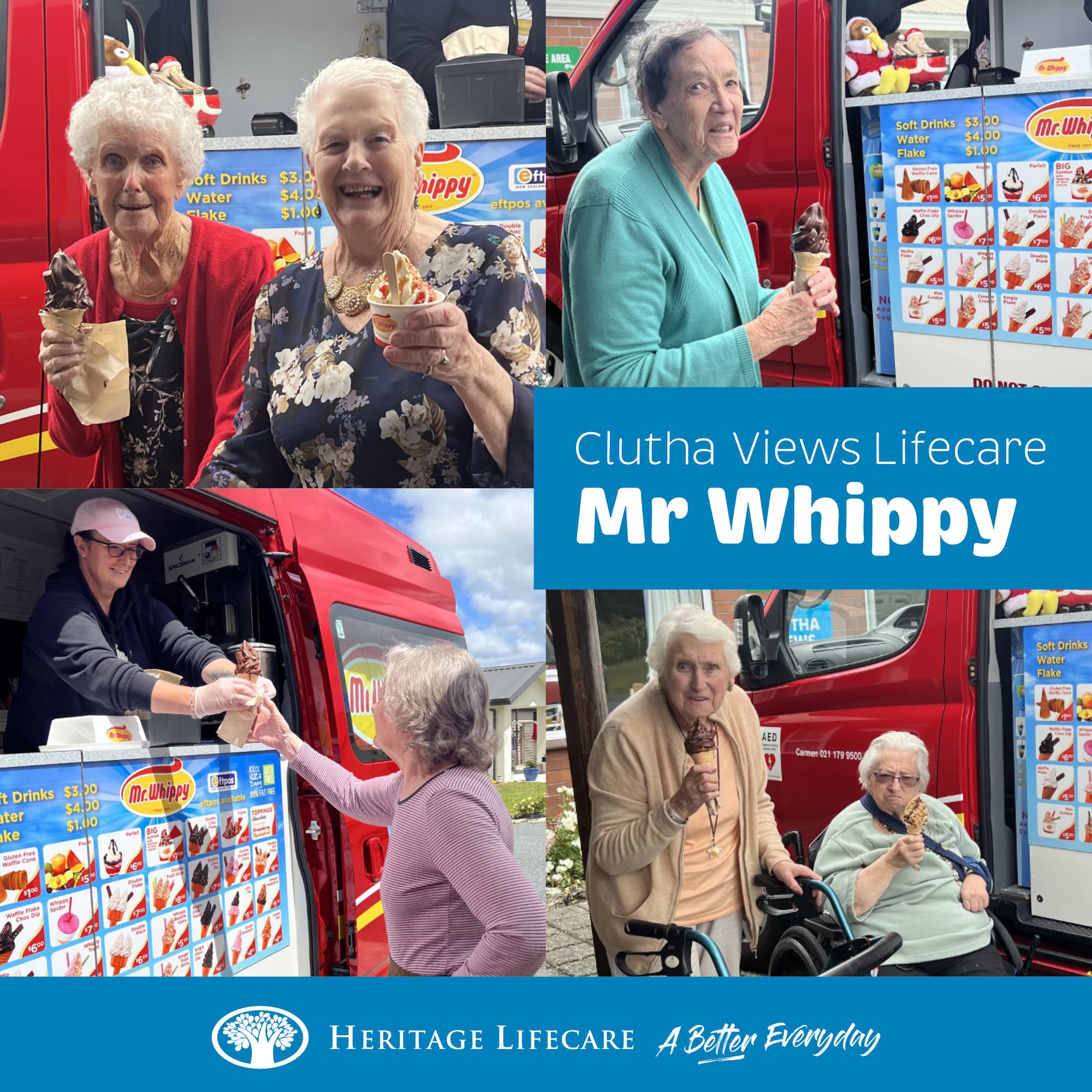 Mr Whippy comes to Clutha Views!